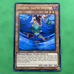 Yu-Gi-Oh! Blackwing - Gale the Whirlwind LC5D-EN110 Ultra Rare 1st Ed LP - Image 1