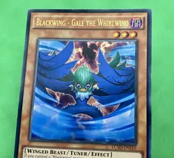Yu-Gi-Oh! Blackwing - Gale the Whirlwind LC5D-EN110 Ultra Rare 1st Ed LP - Image 3