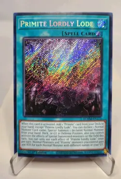 Yugioh TCG Primite Lordly Lode BLMM-EN172 Battles of Legend: Monster Mayhem - Image 1
