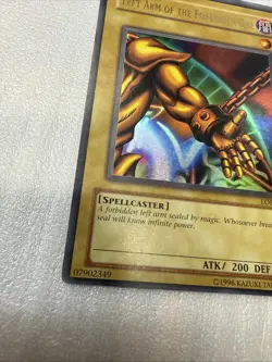 MP Left Arm of the Forbidden One LOB-123 Yu-Gi-Oh 2002 Unlimited - Image 3