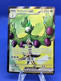 Pokemon TCG Arboliva EX Full Art Destined Rivals Card 207/182 NM - Image 1