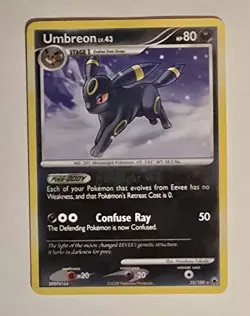 Umbreon 32/75 Neo Discovery Unlimited Rare WOTC LP Pokemon Card - Image 1