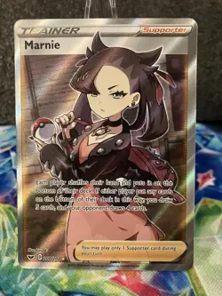 Marnie 200/202 Ultra Rare Sword & Shield Base Set Pokemon Card - Image 1