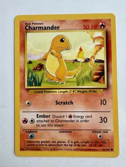 Squirtle 63/102 Bulbasaur Charmander Base Set Starter Pokemon Cards NM+ Lot - Image 3