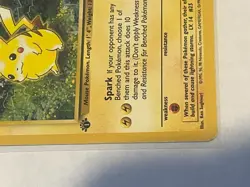 Pikachu [W Stamped] 60/64 WOTC Promo Regular MP/HP Vintage Pokemon Card - Image 3