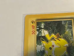 Pikachu [W Stamped] 60/64 WOTC Promo Regular MP/HP Vintage Pokemon Card - Image 5