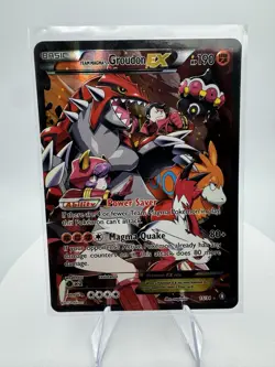 Pokemon TCG Team Magma's Groudon-EX Holofoil Ultra Rare Card 15/34 Double Crisis - Image 1