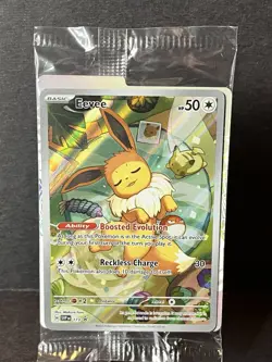 SEALED Eevee 173 Prismatic Evolutions SVP Black Star Promo Pokemon Card NM - Image 1