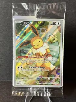 SEALED Eevee 173 Prismatic Evolutions SVP Black Star Promo Pokemon Card NM - Image 2