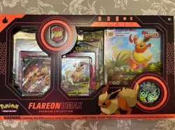 Pokemon TCG Flareon VMAX Premium Collection Box Sealed/New Pokemon Cards - Image 1