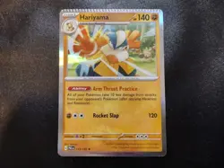 Hariyama 113/193 CRIMP ERROR Holo Rare Paldea Evolved Pokemon Card NM - Image 1