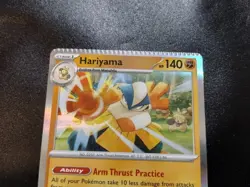 Hariyama 113/193 CRIMP ERROR Holo Rare Paldea Evolved Pokemon Card NM - Image 2