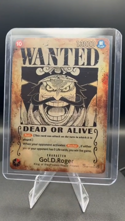 Gol D Roger SP ENGLISH OP09-118 ONE PIECE Card Wanted Carrying on His Will - Image 2