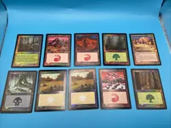 Mtg Pre Modern Foil Land Card Lot Rare Near Mint/ Unplayed (lot 3B) - Image 1