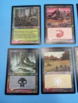 Mtg Pre Modern Foil Land Card Lot Rare Near Mint/ Unplayed (lot 3B) - Image 4