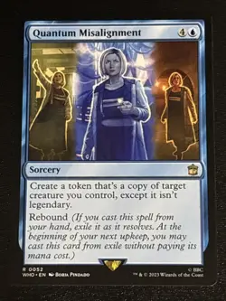 MTG Universes Beyond: Doctor Who Quantum Misalignment 0052 NM Rare - Image 1
