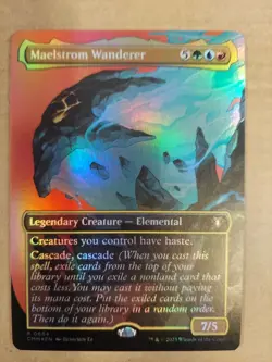 Maelstrom Wanderer (Borderless) Commander Masters Foil - Image 1