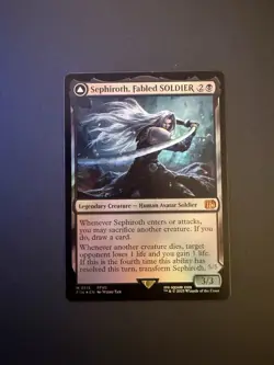 magic the gathering - sephiroth fabled soldier Foil Final Fantasy - Image 1