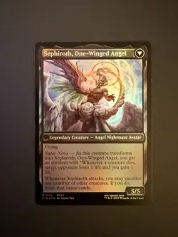 magic the gathering - sephiroth fabled soldier Foil Final Fantasy - Image 2