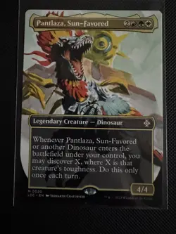 Pantlaza, Sun-Favored (Borderless) Commander Lost Caverns of Ixalan Regular NM - Image 1