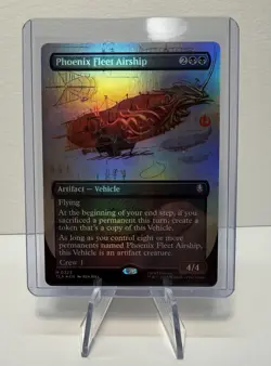 FOIL MTG Phoenix Fleet Airship TLA Avatar: The Last Airbender Borderless Foil - Image 1