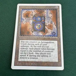 ARMAGEDDON CLOCK MTG MAGIC THE GATHERING REVISED - Image 1