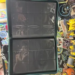 MTG Edge of Eternities Zipfolio 360 18 Pocket Binder Burgeoning LIGHTLY USED - Image 4