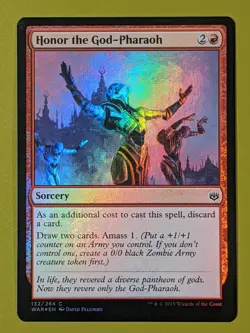 FOIL Honor the God-Pharaoh x1 War of the Spark 1x MTG Magic the Gathering - Image 1