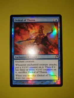 FOIL Ordeal of Thassa x1 Theros 1x Magic the Gathering MTG - Image 1