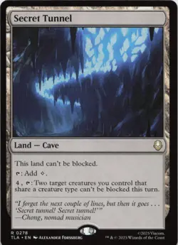 Secret Tunnel R Avatar: The Last Airbender 278 NM MTG - Image 1