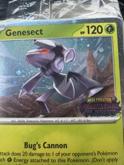 Pokemon TCG Genesect 008 Mega Evolution Phantasmal Flames Best Buy Promo SEALED - Image 2
