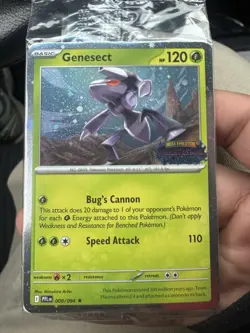 Pokemon TCG Genesect 008 Mega Evolution Phantasmal Flames Best Buy Promo SEALED - Image 4