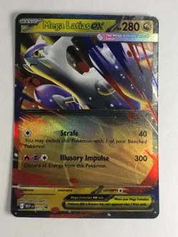 Pokemon TCG Promo MEP 011 Mega Latias EX Near Mint - Image 1