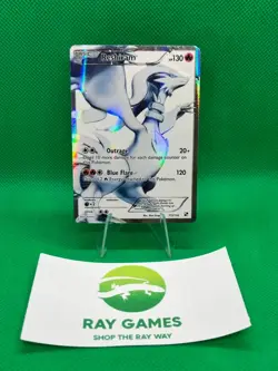Pokemon TCG Reshiram 113/114 Black & White Full Art Holo Heavily Played - Image 1