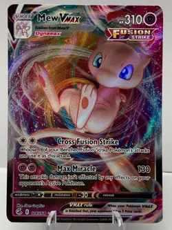 Pokemon Mew VMAX 114/264 Fusion Strike Sword & Shield ULTRA RARE - Image 2
