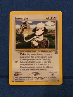 Pokemon TCG Smeargle WotC Black Star Promo #32 Near Mint (2001) - Image 1