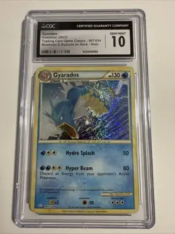 Pokemon TCG Gyrados 007/034 Blastoise & Suicune Ex Deck Holo CGC Gem Mint 10 - Image 1