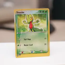 Treecko 76/109 EX Ruby & Sapphire Reverse Holo Pokemon TCG 2003 - Image 1