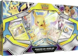 [NEW & SEALED]Pokemon TCG: Pikachu GX & Eevee GX Special Collection Box In Stock - Image 1