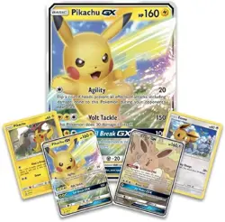 [NEW & SEALED]Pokemon TCG: Pikachu GX & Eevee GX Special Collection Box In Stock - Image 2