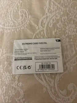 Sealed Yveltal 088/132 Reverse Holo Mega Evolution Pokemon GAMESTOP PROMO - Image 3