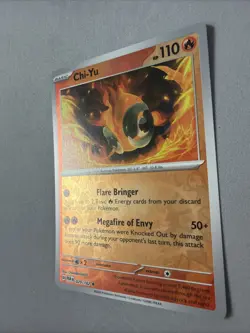 Pokemon TCG * Paradox Rift * 29/182 Chi-Yu REVERSE HOLO Rare * FRESH PK - Image 2