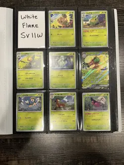 Pokemon TCG White Flare Sv11W Japanese Complete Set 1-86 NM/M - Image 1
