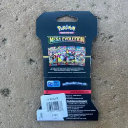 Pokemon TCG Mega Evolution Sleeved Booster Pack Lot of 11 - Image 2