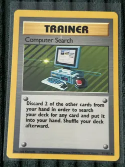 Pokemon Base Set Computer Search 71/102 - Image 1