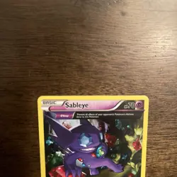 Pokemon SABLEYE XY92 Holo Cosmos BLACK STAR PROMOS Pokemon TCG (MP) FULL ART - Image 4