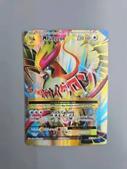 Pokemon M Pidgeot Ex Nm Misprint TEXTURE SHIFT, MISCUT, RARE ERROR - Image 1