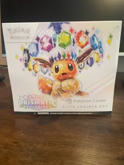 Prismatic Evolutions Pokemon Center Elite Trainer Box ETB Factory Sealed NEW - Image 1
