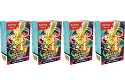 *PRESALE* Lot Of 4! Pokemon Ascended Heroes 4x Booster Bundles Confirmed - Image 1