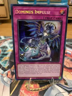 Dominus Impulse MP25-EN116 2025 Mega-Pack 1st Edition Crease On Back - Image 1